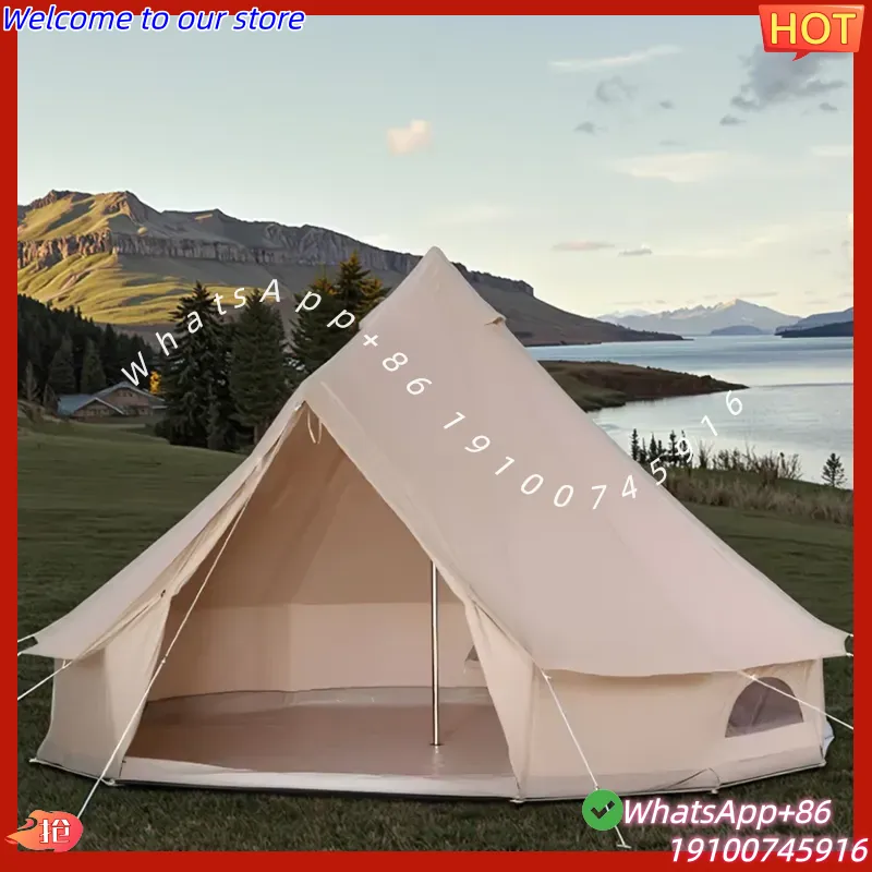 Outdoor Yurt Camping - 2026 Large /4M/5M/6M Yurt Glamping Tent