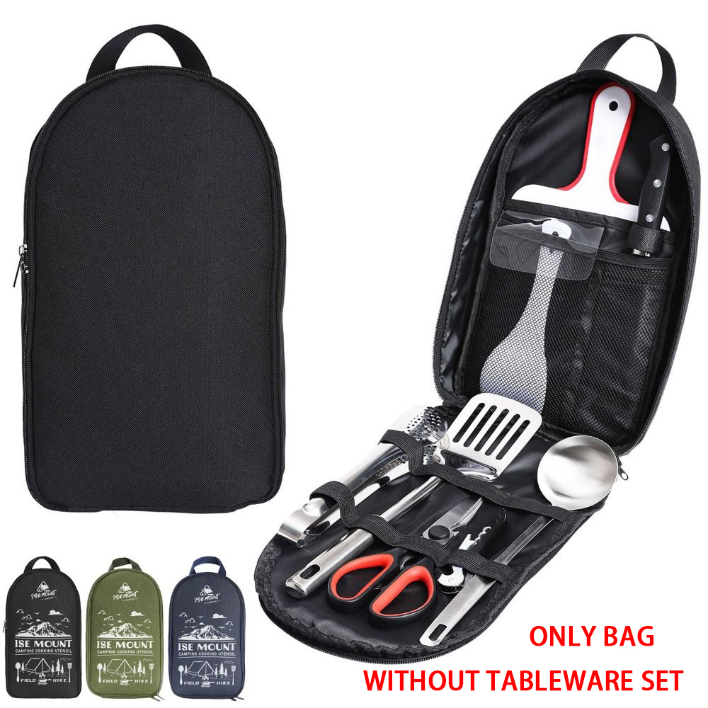 Camp Utensil Set - 2024 Picnic Utensil Set Storage Bag