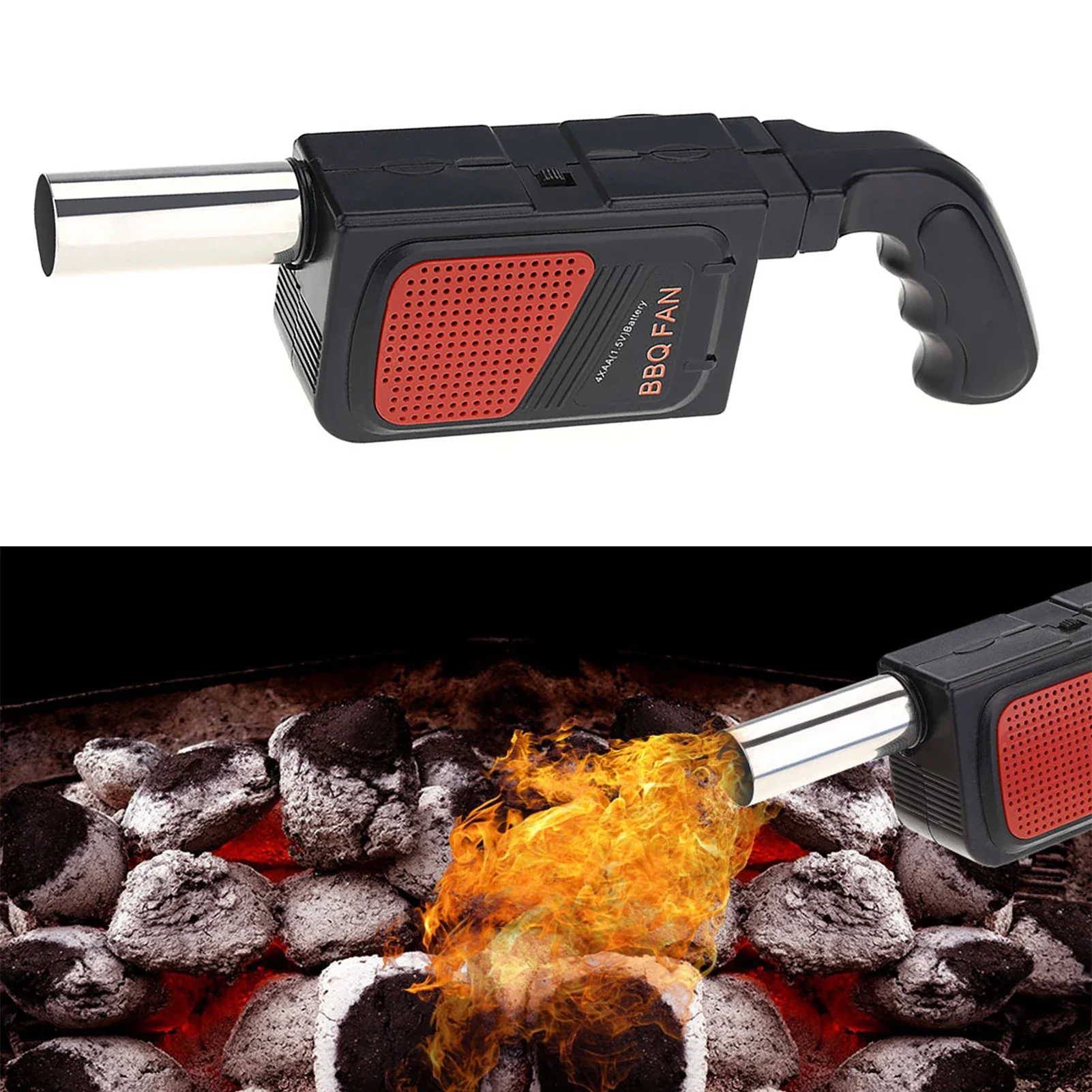 Outdoor Camping Ventilator - Portable Handheld Electric BBQ Fan Air