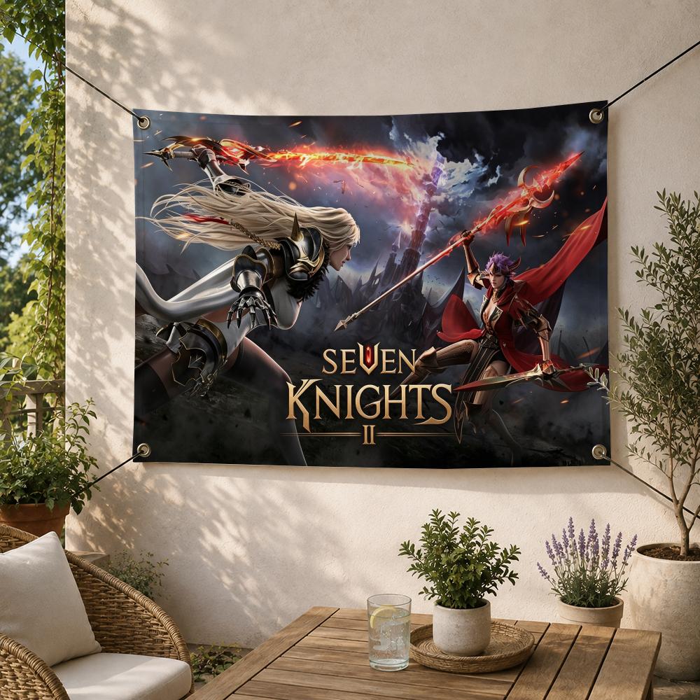 Outdoor Camping Rpg - Game Fantasy S-Seven Knights RPG Flags