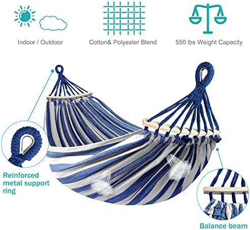 Portable Camping Hammock Blue  - Camping Hammock review and price