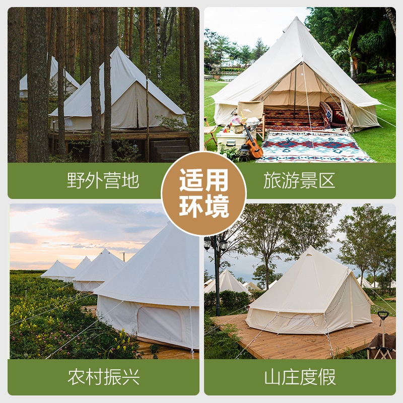Outdoor Indian yurt tent camp  - Outdoor Yurt Camping review and price
