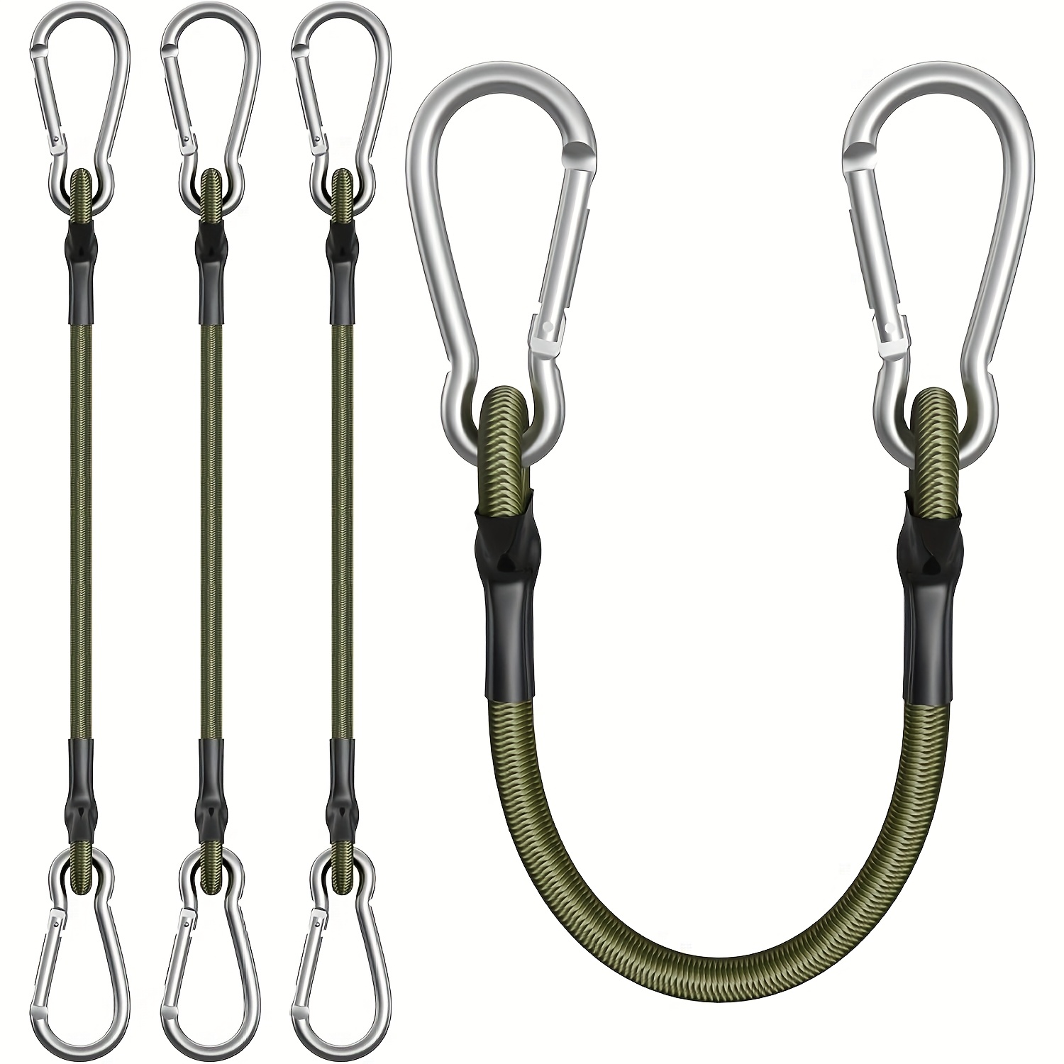 2Pcs Elastic Rope Aluminum Hoo - Outdoor Camping Extension Cord review and price