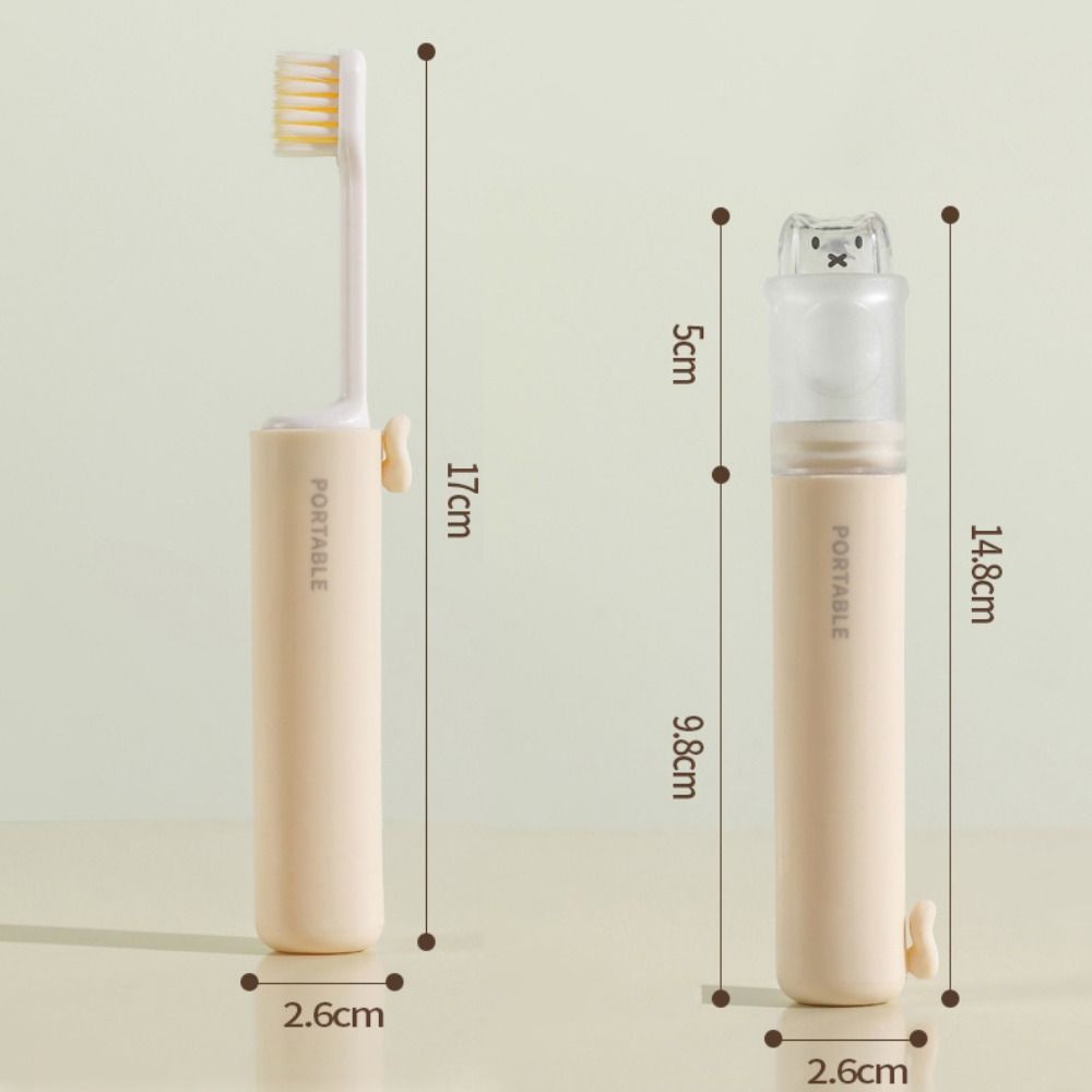 Cute 2-IN-1 Travel Toothbrush  - Travel Outdoor Camping Youtube review and price
