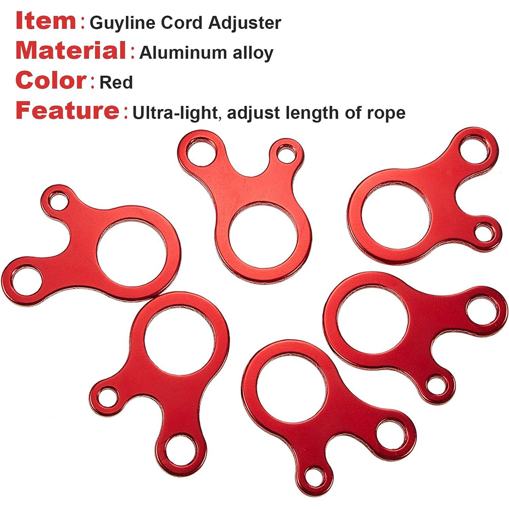 5/20pcs Tent Rope Buckles 3 Ho - Outdoor Camping Extension Cord review and price