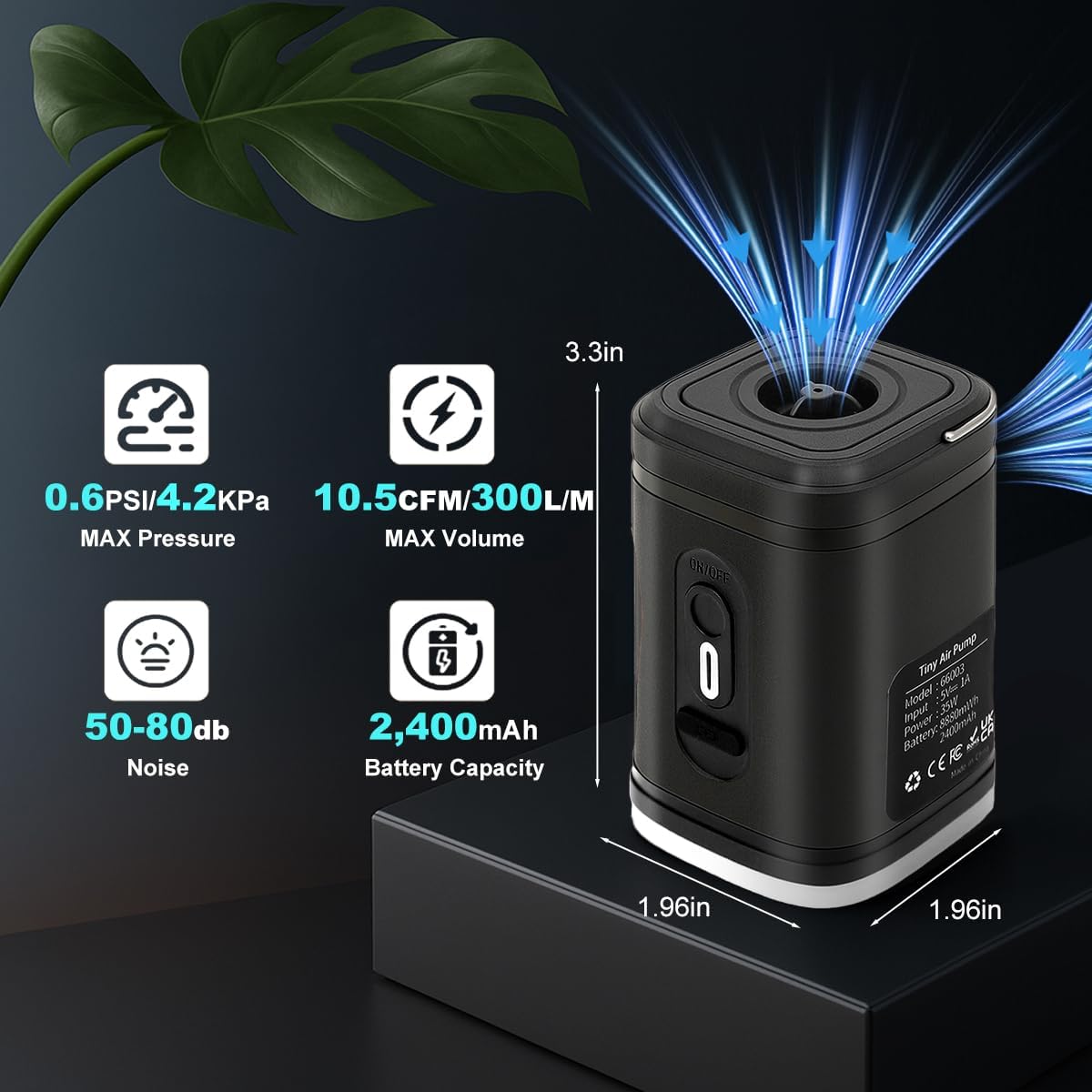 Portable Electric Air Pump for - Outdoor Camping Mattress review and price