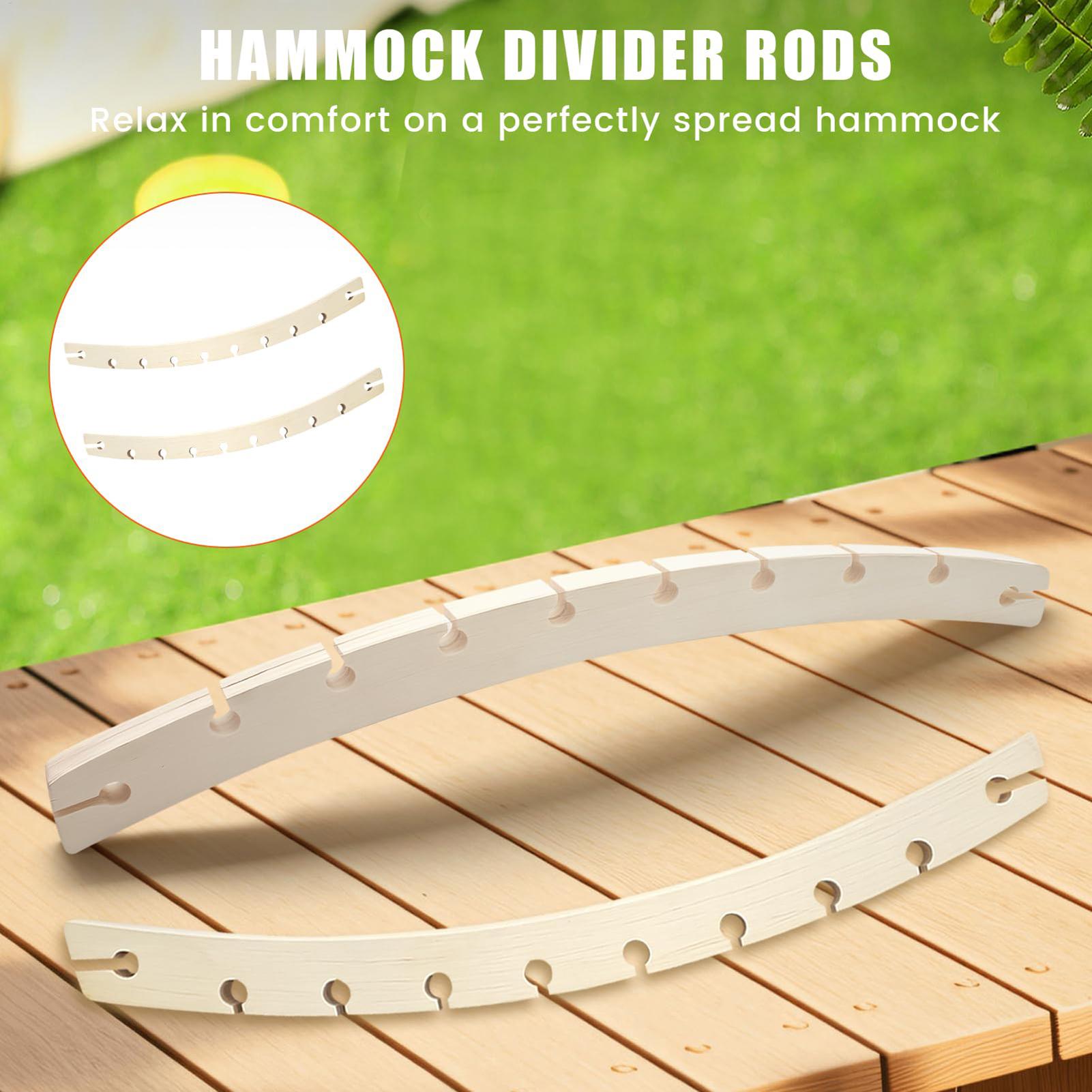 2 Pieces 10-Hole Wooden Hammoc - Camping Hammock review and price