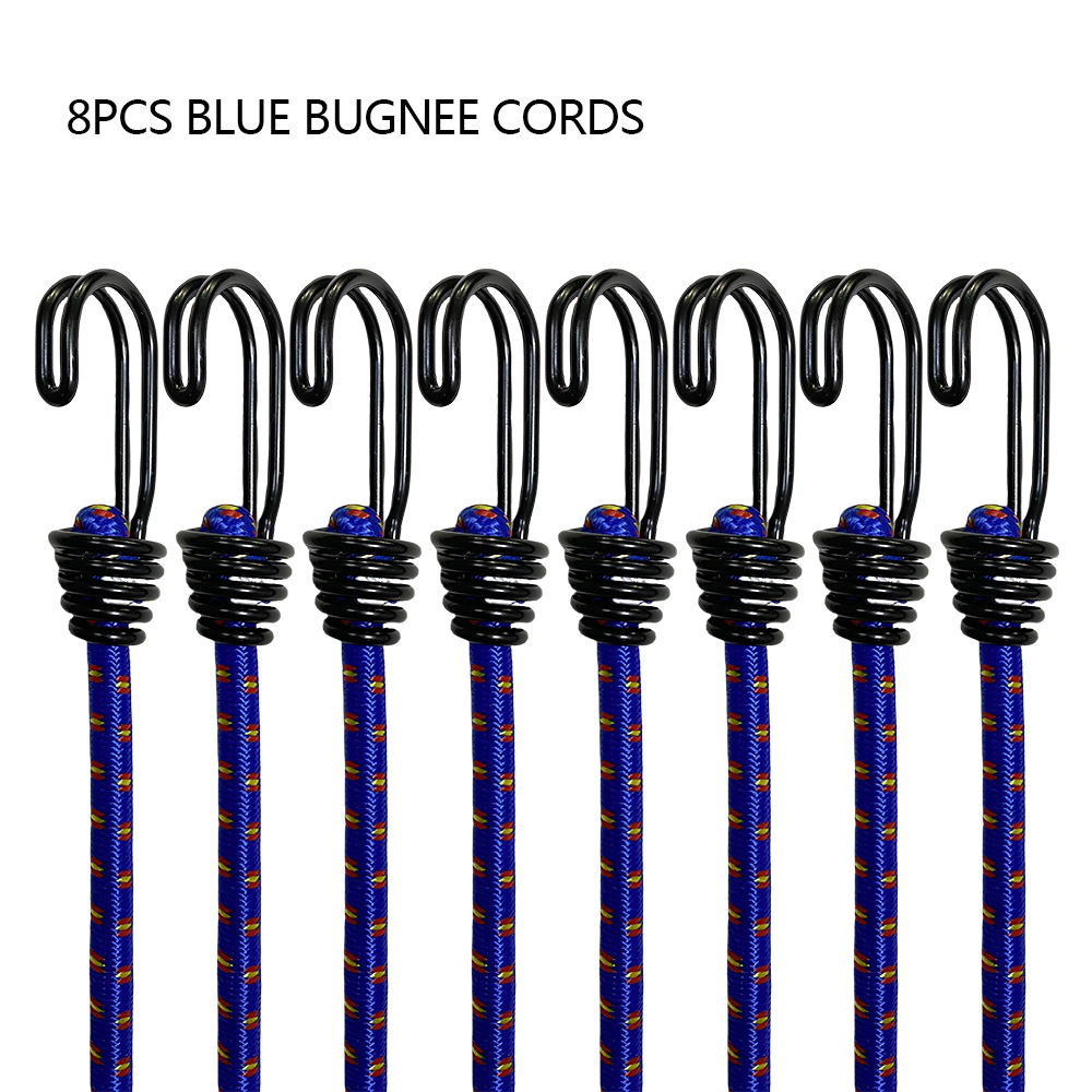 8Pcs 60cm Camping Bungee Cord  - Outdoor Camping Extension Cord review and price