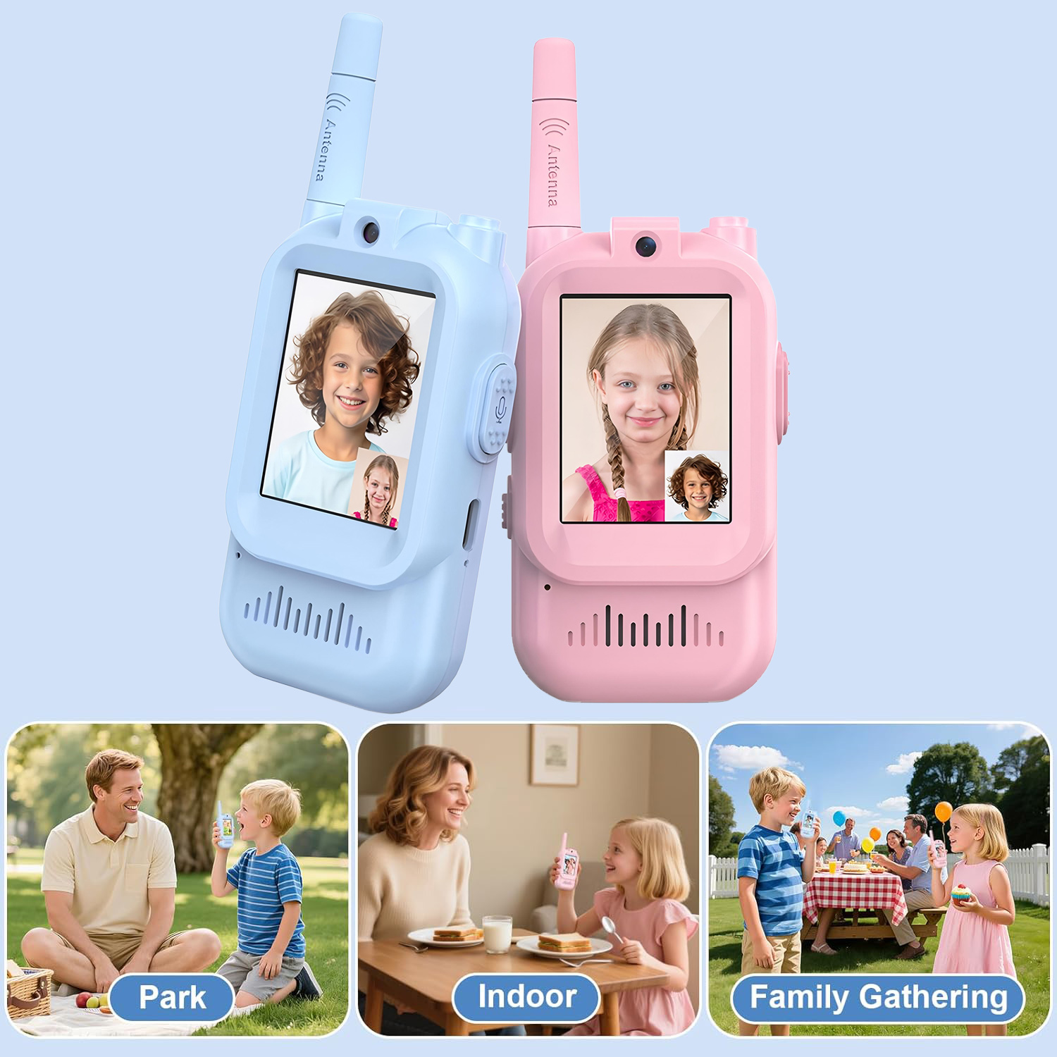 2pcs Kids Video Walkie Talkie  - Outdoor Camping Toys review and price