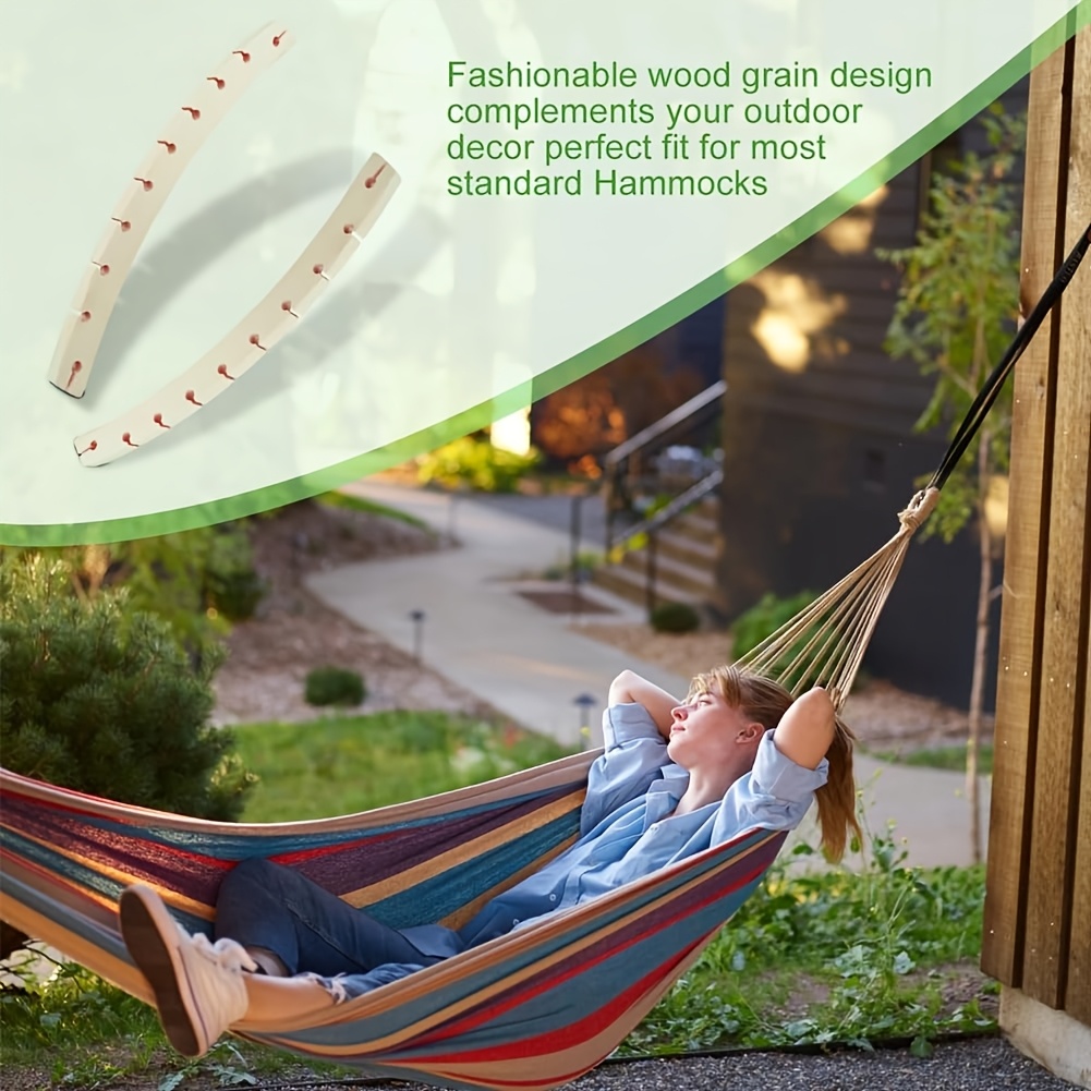 2Pcs Detachable Wooden Hammock - Camping Hammock review and price