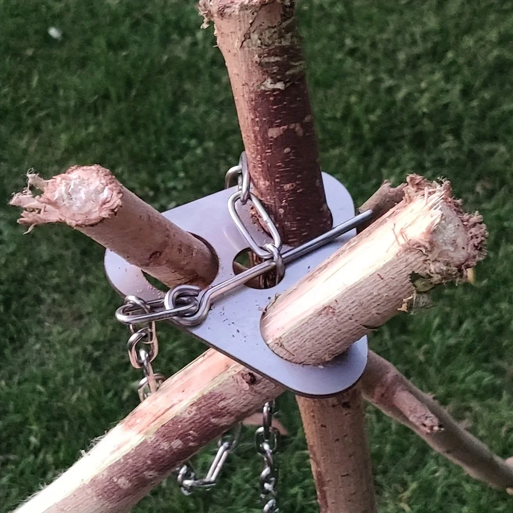 Stainless Steel Camping Tripod - Camp Utensil Set review and price