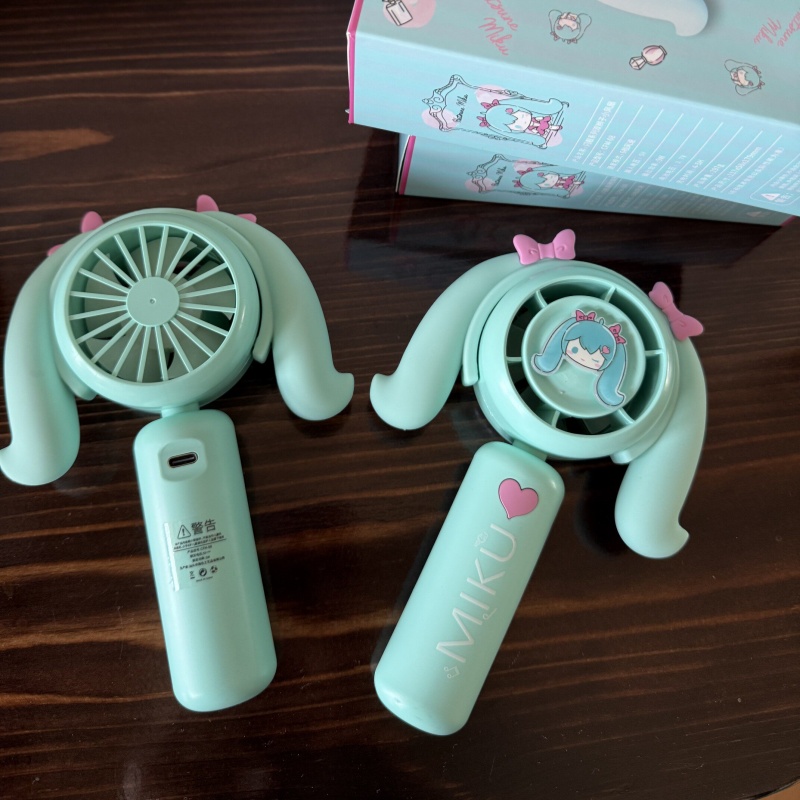 Hatsune Miku Mini Handheld Fan - Outdoor Camping Toys review and price