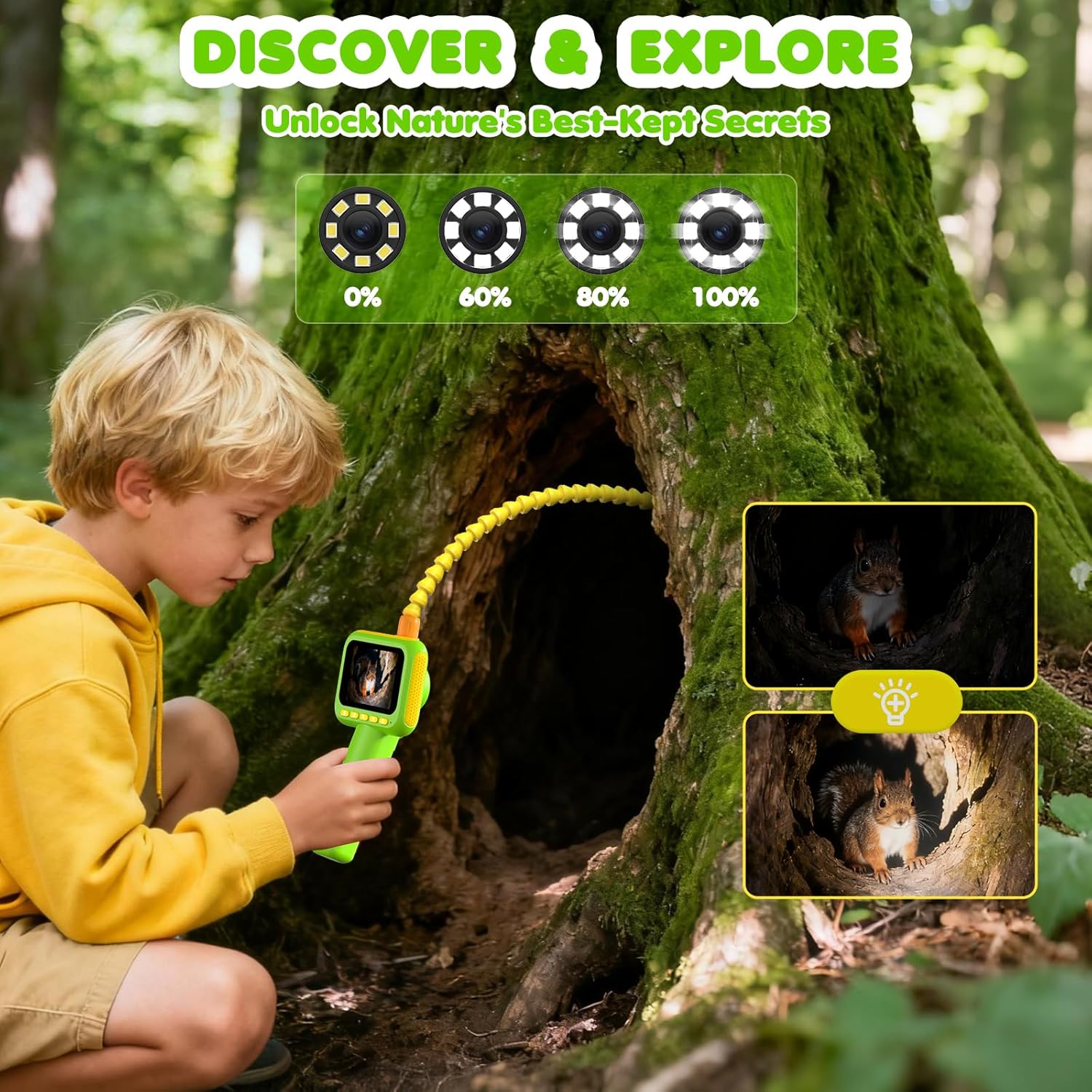 Endoscope for Kids, Borescope  - Outdoor Camping Toys review and price