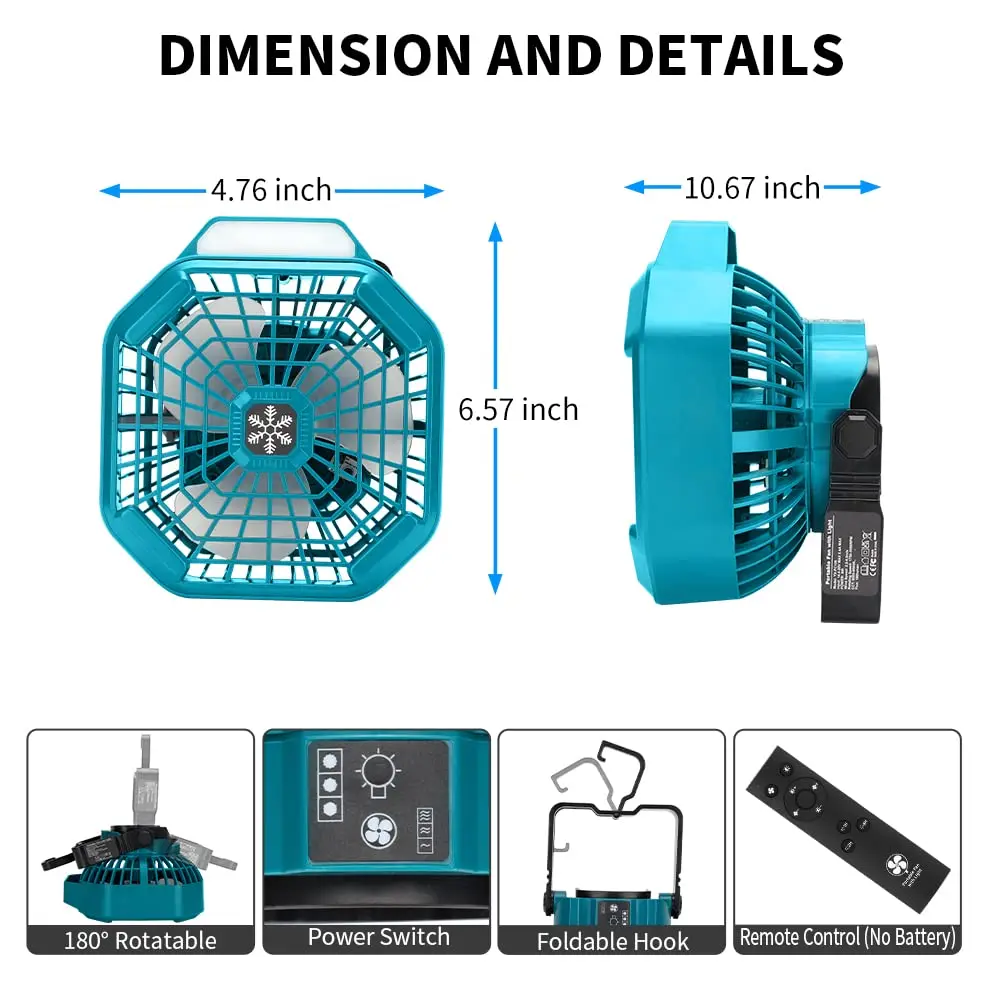 Portable Outdoor Fan for Bosch - Outdoor Camping Ventilator review and price