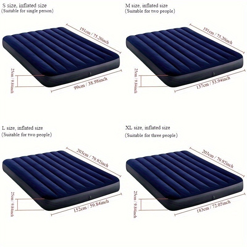 1pc Portable Comfortable Infla - Outdoor Camping Mattress review and price