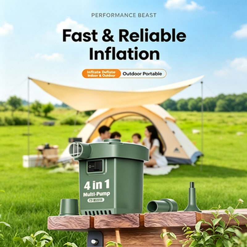 Mini Wireless Air Pump USB Rec - Outdoor Camping Toys review and price