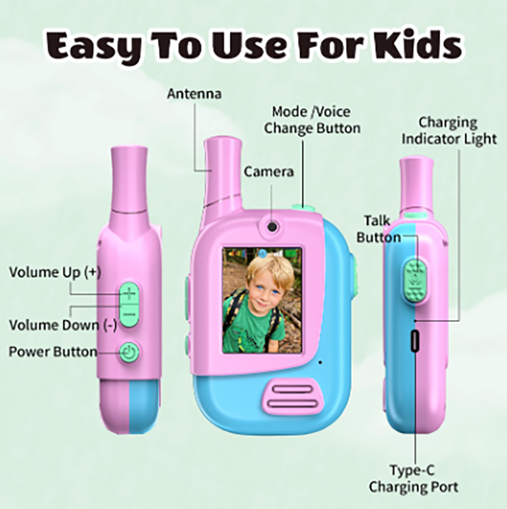 2 Pack Rechargeable Kids Video - Outdoor Camping Toys review and price