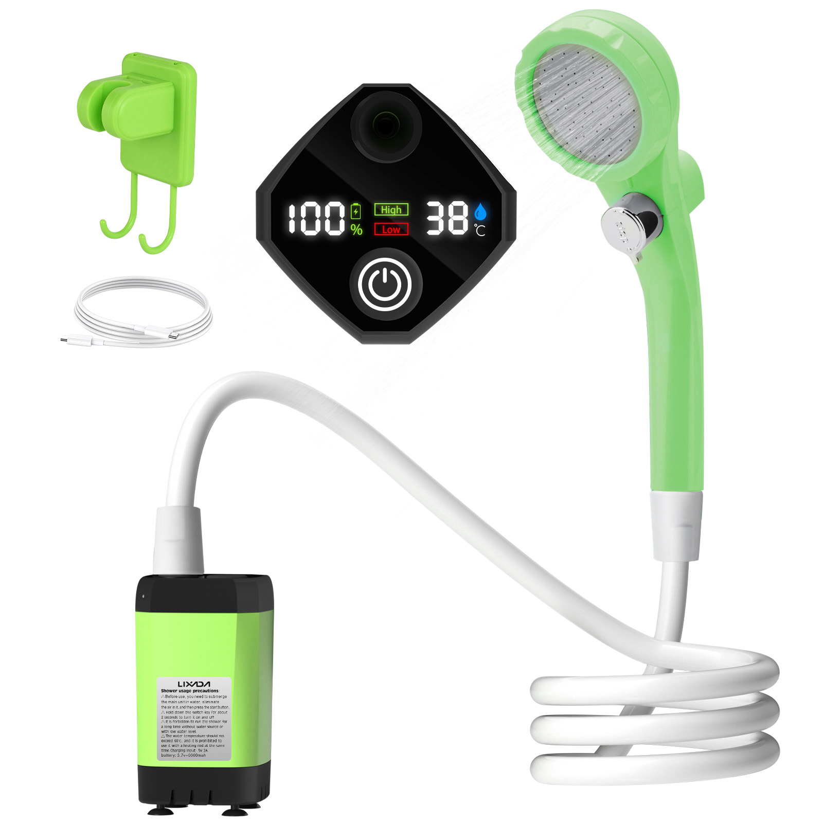 Lixada 6000mAh Portable Campin - Camp Utensil Set review and price