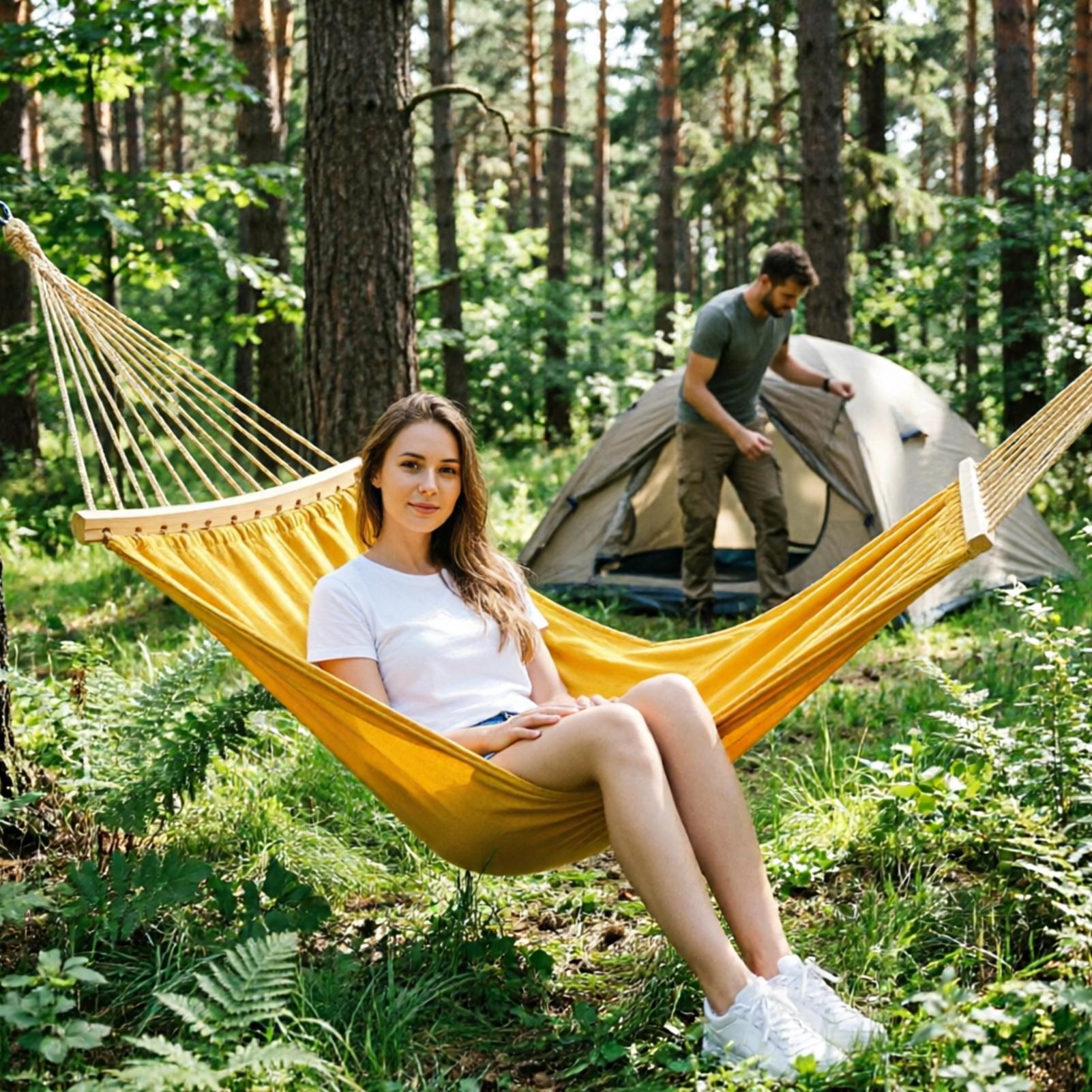 Spreader Bar Hammock 2 Pieces  - Camping Hammock review and price